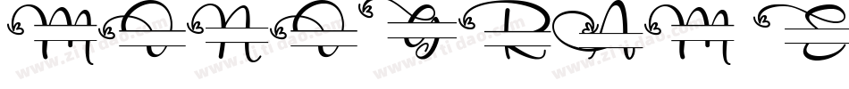 MONOGRAM E字体转换